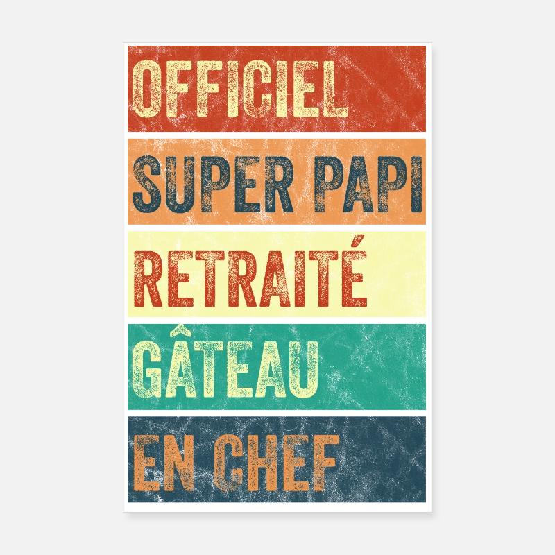 Super Papi Officiel Poster 20 x 30 cm