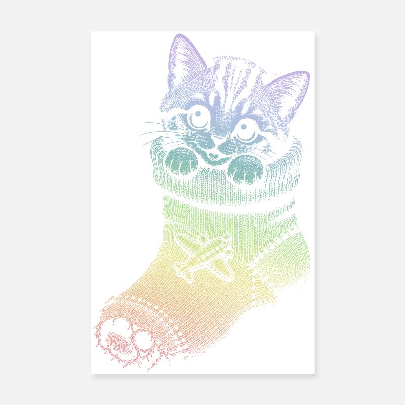 Kitten Poster 8" x 12" (20x30 cm)