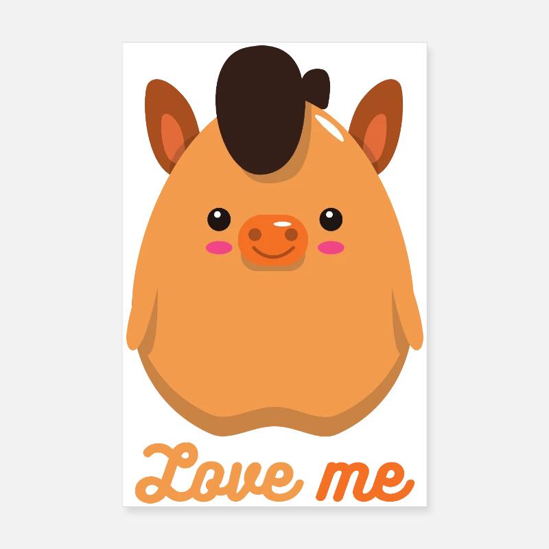 Cheval Poster 20 x 30 cm