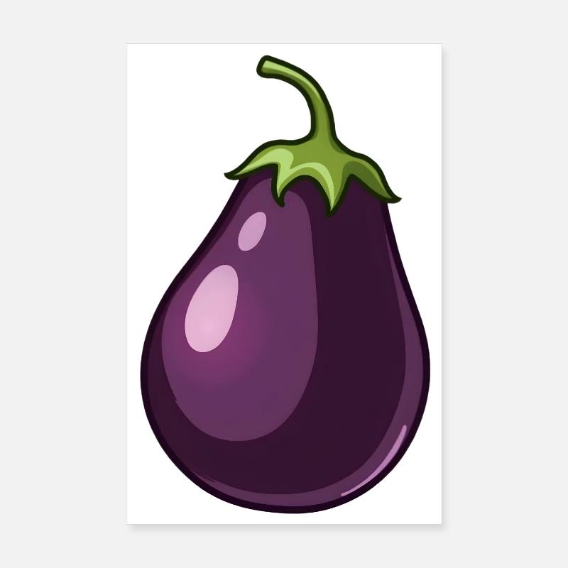 aubergine Poster 20 x 30 cm