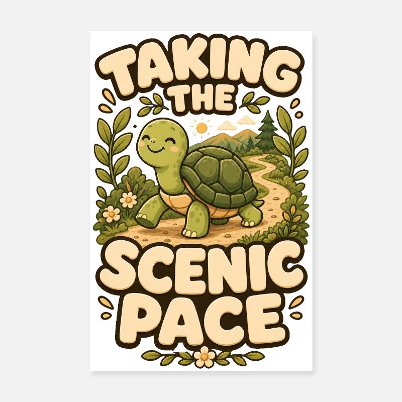 Prendre la Tortue du Scenic Pace Poster 20 x 30 cm