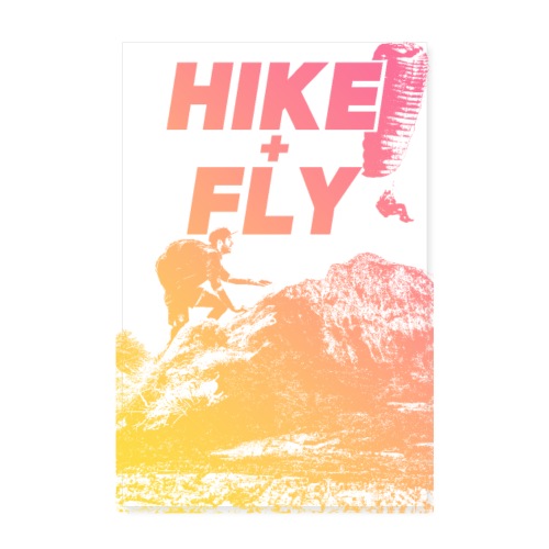 Hike and Fly Berchtesgadener Land Hochstaufen CP - Poster 20x30 cm