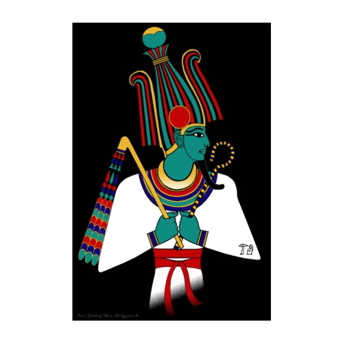 POSTER: Osiris, altägyptische Gottheit - Poster 20x30 cm