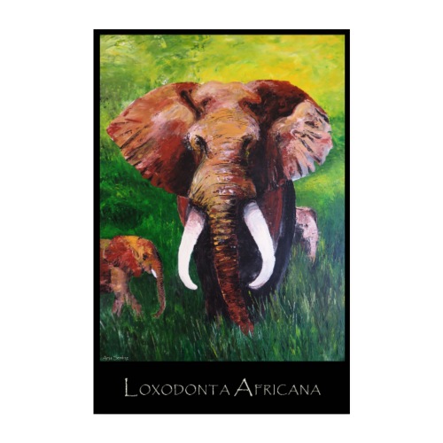 Elefant I Tusker I Afrika - Poster 20x30 cm