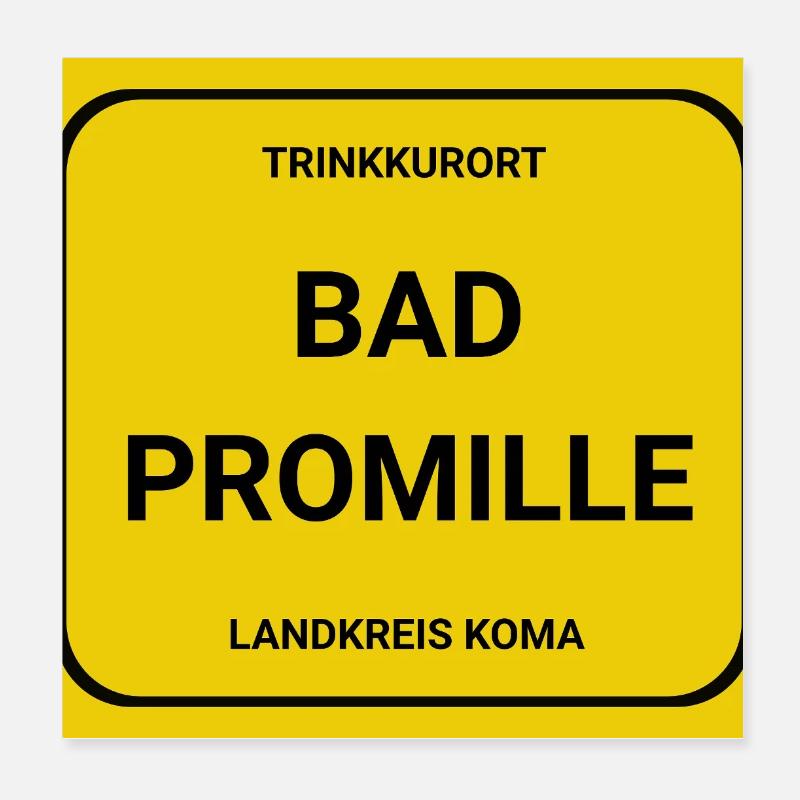 Spa à boire Poster 20 x 20 cm