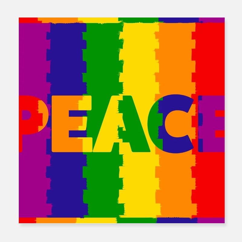 paix Poster 20 x 20 cm