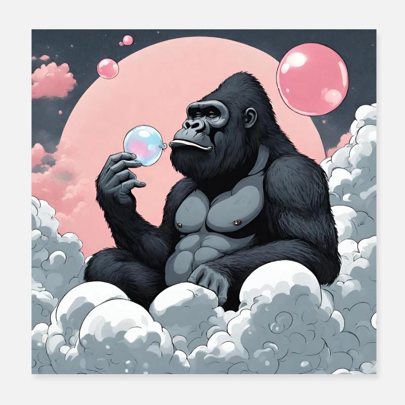 Bosutom ☁️☁️☁️ Poster 20x20 cm