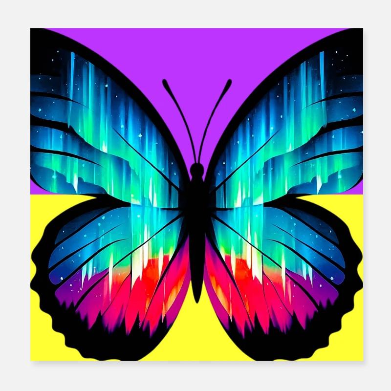 papillon Poster 20 x 20 cm