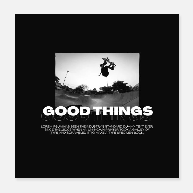 Good_Things Poster 20x20 cm