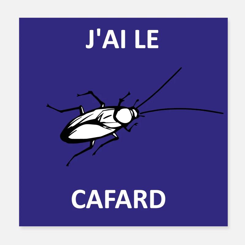 J'ai le cafard Poster 20 x 20 cm