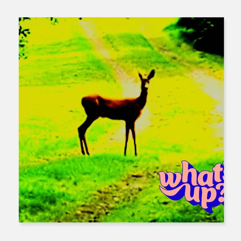 Quoi de neuf Poster 20 x 20 cm