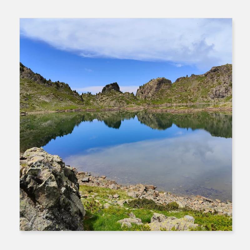 Lac Robert Poster 20 x 20 cm