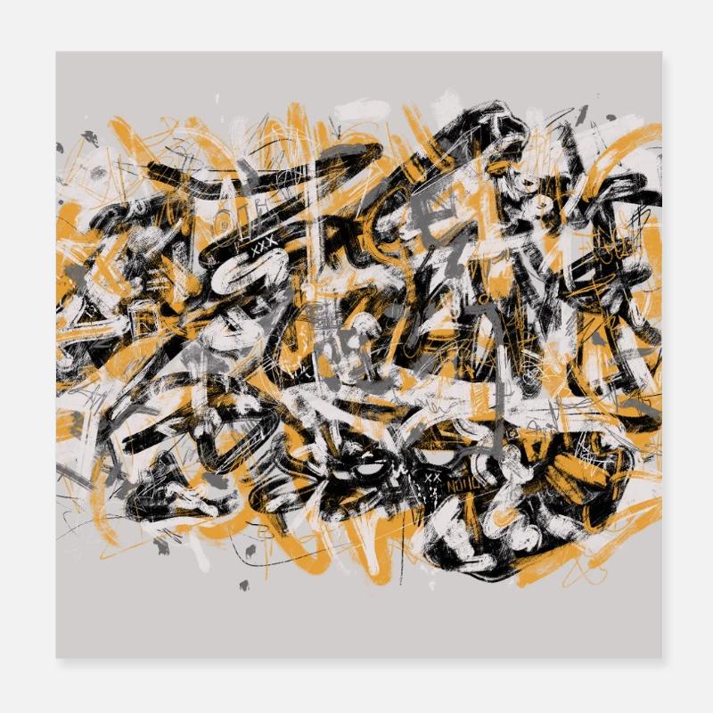 Tag ohne Gesicht Poster 20x20 cm