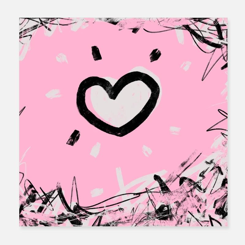 Keep Out Poster 8" x 8" (20x20 cm)