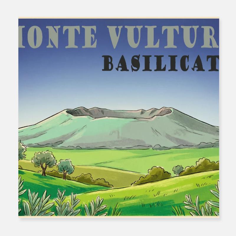 Monte Vautour Poster 20 x 20 cm
