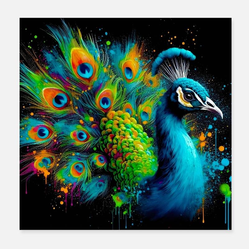 paon Poster 20 x 20 cm