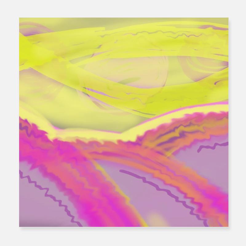 Trois Soleils Poster 20 x 20 cm