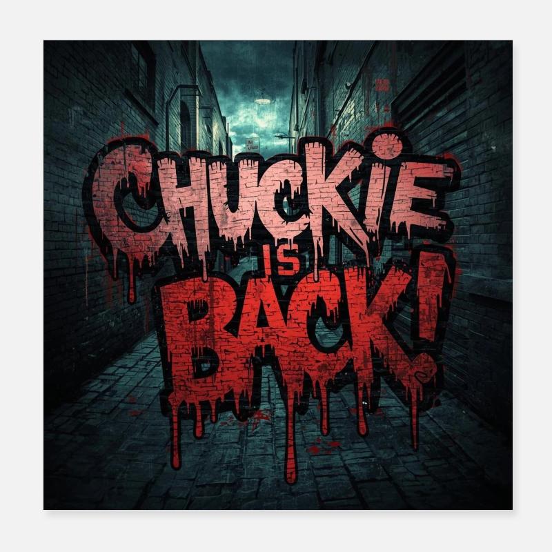 Chuckle is Back Poster 8" x 8" (20x20 cm)