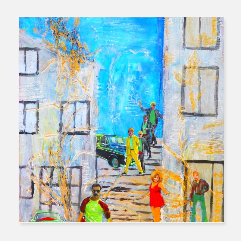 Légendes Poster 20 x 20 cm