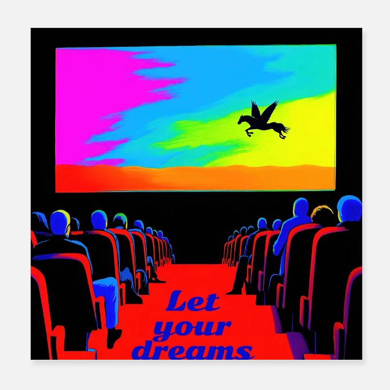 Dream visions Poster 8" x 8" (20x20 cm)