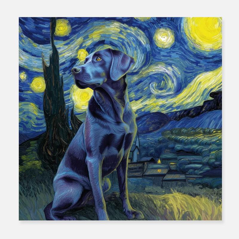 Labrador Retriever Poster 20 x 20 cm