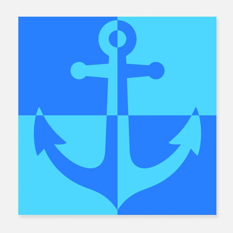 Anker Poster 20x20 cm