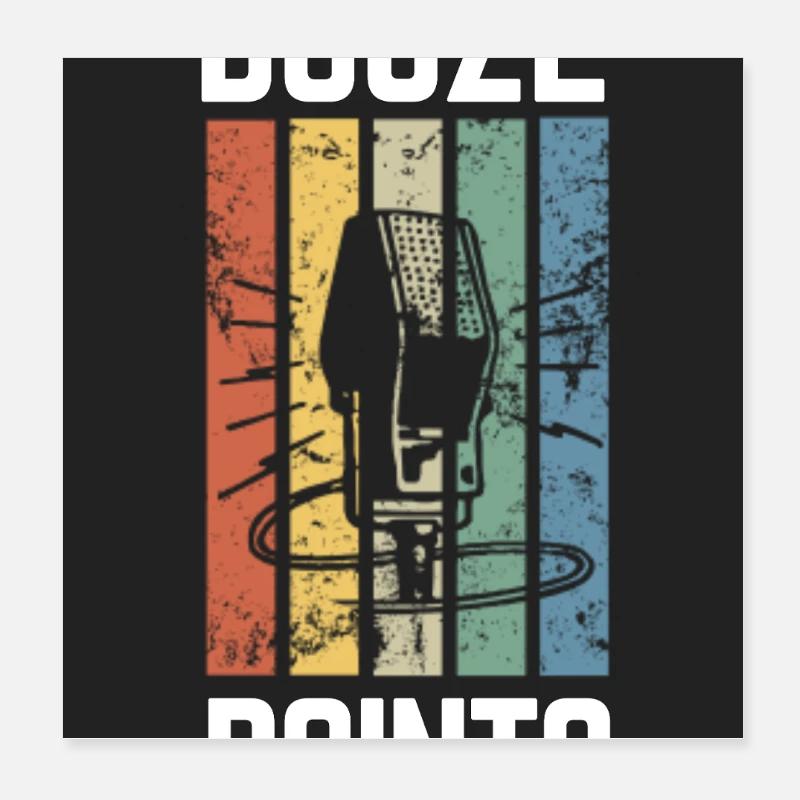 Douze Points Eurovision Poster 20x20 cm