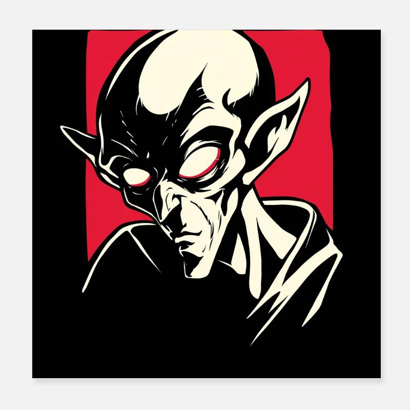 Vampir Nosferatu Poster 20x20 cm