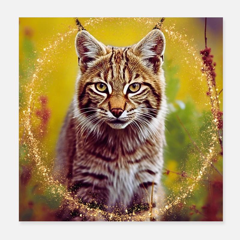 Faune magique Poster 20 x 20 cm