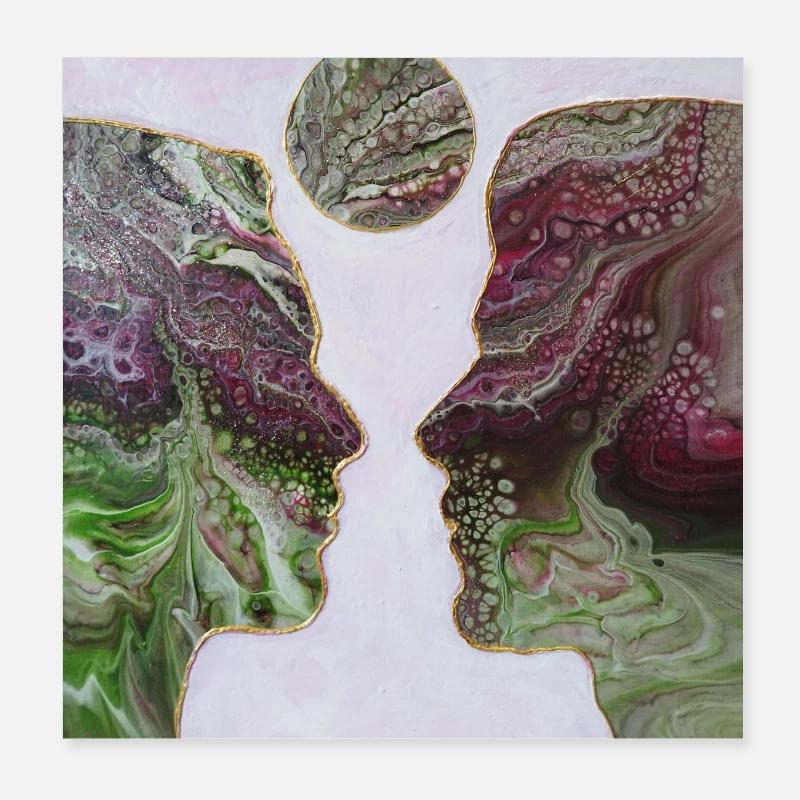 Together Poster 8" x 8" (20x20 cm)