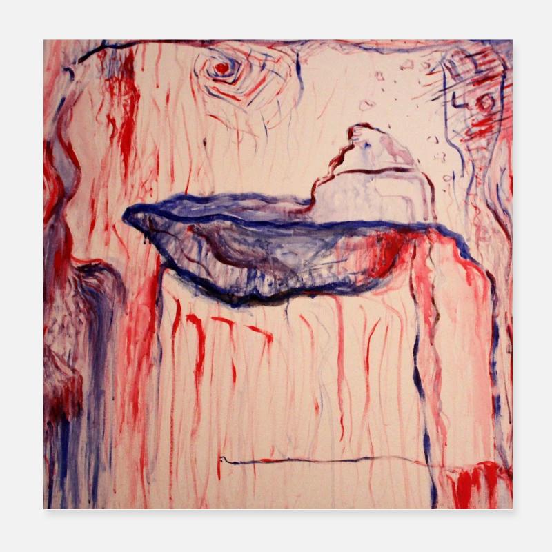 Bhuddas Cave Poster 8" x 8" (20x20 cm)