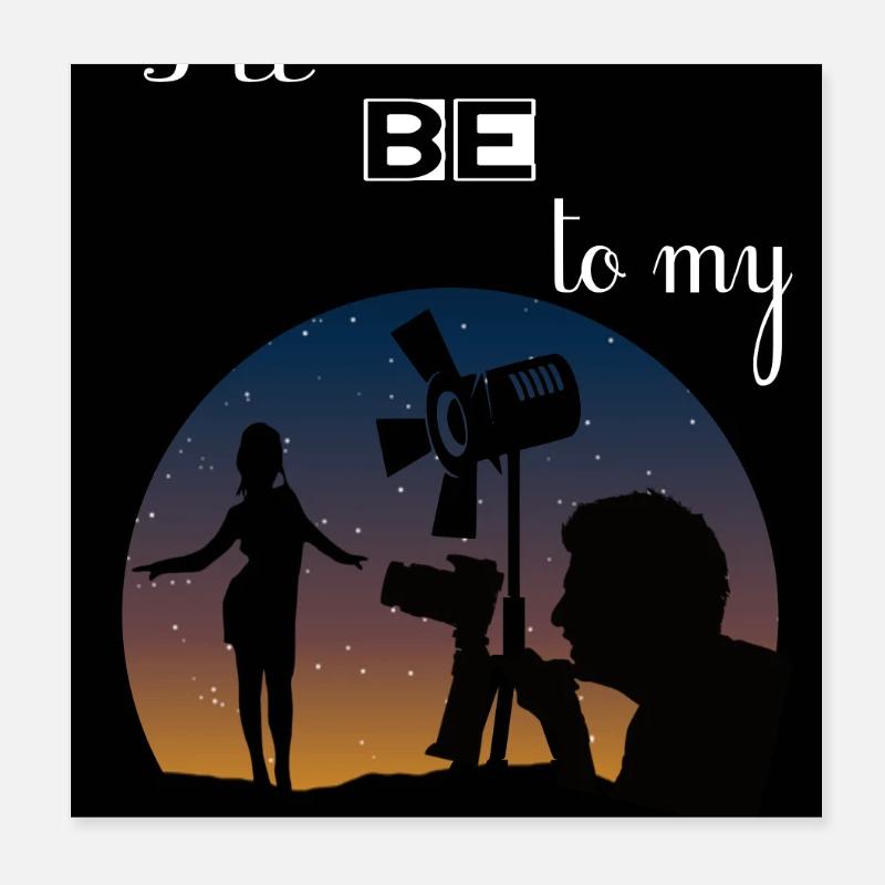 I will be SHOOTING Poster 8" x 8" (20x20 cm)