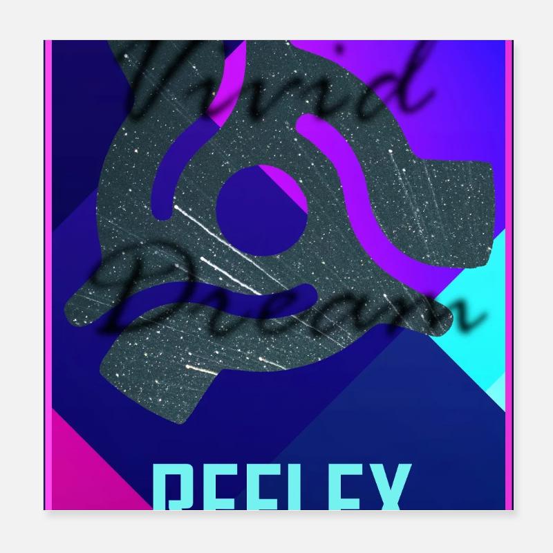 Réflexe par Vivid Dream Poster 20 x 20 cm