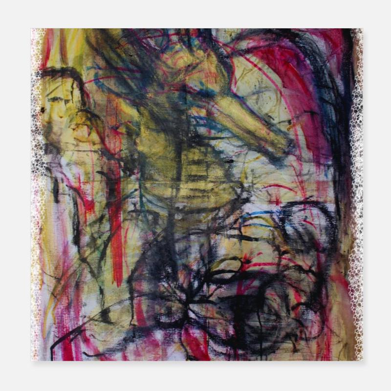 Seepferdchen Poster 20x20 cm