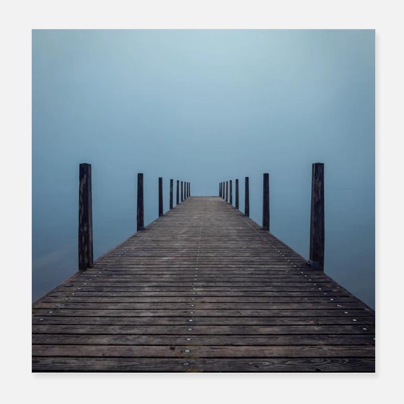 Perspective silencieuse Poster 20 x 20 cm