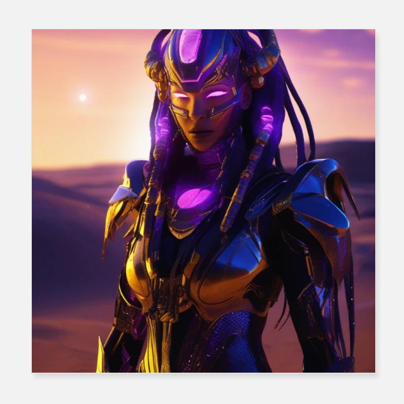 Serqet – Gardien du poison Poster 20 x 20 cm