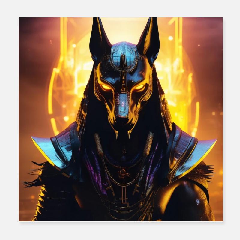 Anubis – Wächter der Seelen Poster 20x20 cm