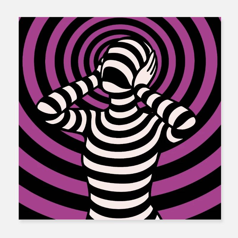 Hypnos, hallucinations Poster 20 x 20 cm