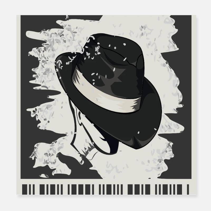 Hacker søges Poster 20x20 cm