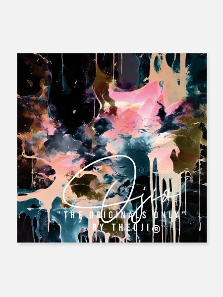 Ojio-Constellart -Milchstraße - Poster 20x20 cm - Weiß