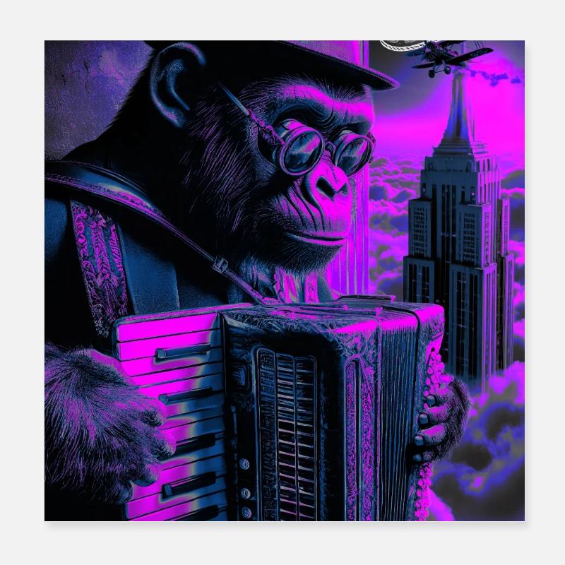 Urban Jungle Poster 20 x 20 cm