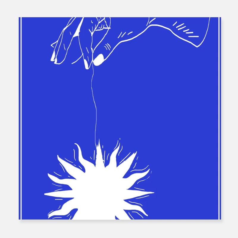 Glanz Poster 20x20 cm