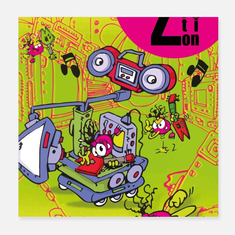 Zgeneration 1 Poster 20x20 cm