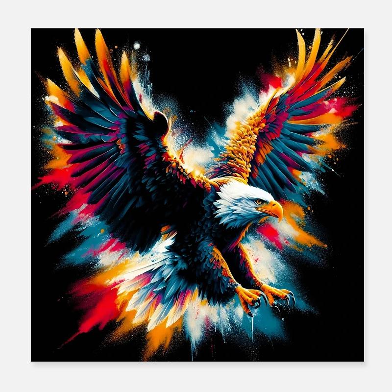 aigle Poster 20 x 20 cm