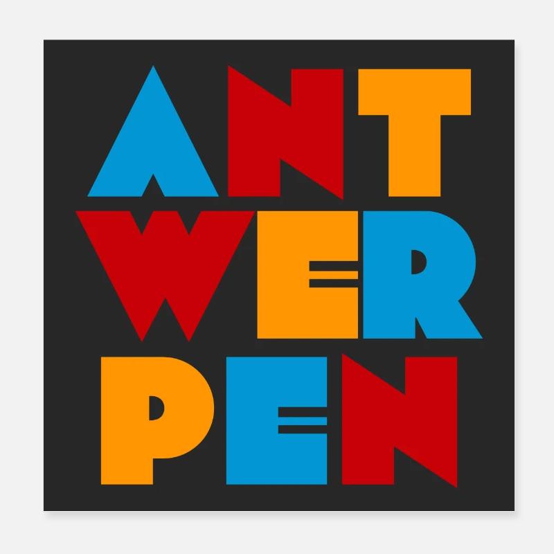 Anvers - Anvers Poster 20 x 20 cm