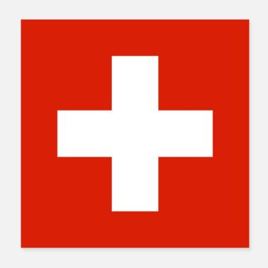 Svizzera Poster 20x20 cm
