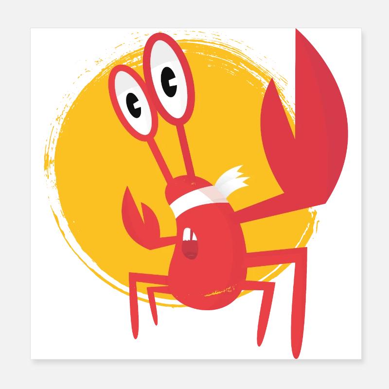 lobster Poster 20 x 20 cm