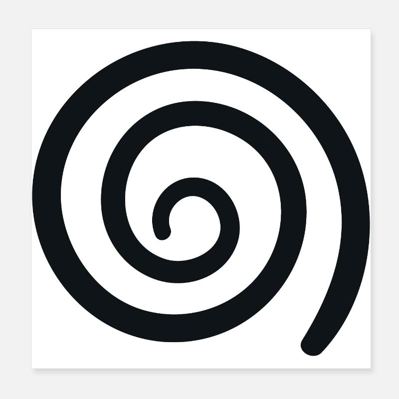 Whirl vortex Poster 8" x 8" (20x20 cm)