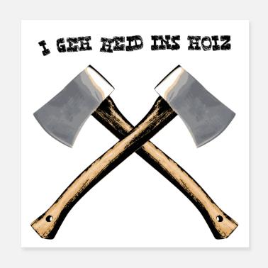 ascia Poster 20x20 cm