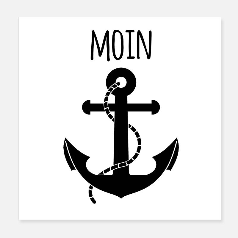 Anchor Moin Poster 20 x 20 cm